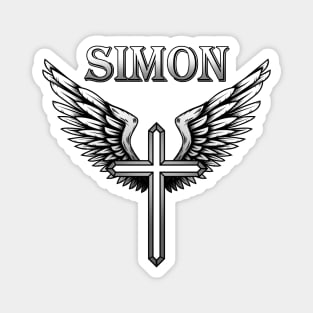 Simon Cross Wings Magnet