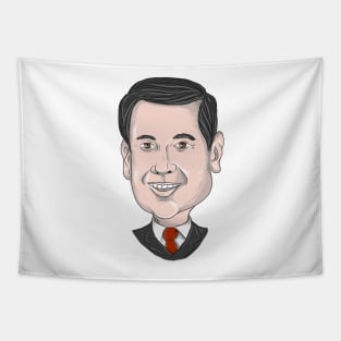 Marco Rubio Caricature Tapestry