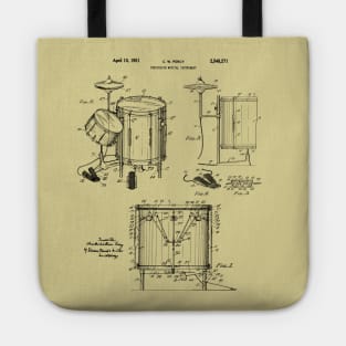 Patent Art - Drum Kit 1951 Tote