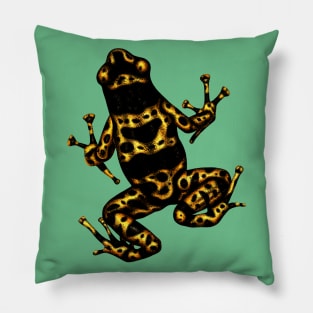Yellow-banded poison dart frog Pillow
