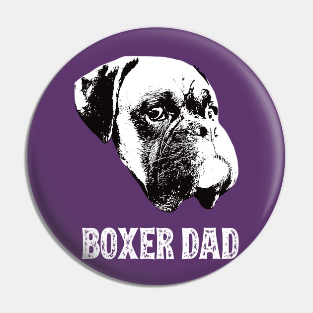 Boxer Dog Dad Pin by DoggyStyles