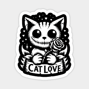 Cat love Magnet