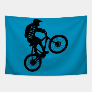 Mountain Biker Tapestry