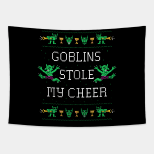 Goblins Stole My Cheer Tapestry