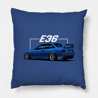 E36 M3 - PAPAYA STREETART Pillow