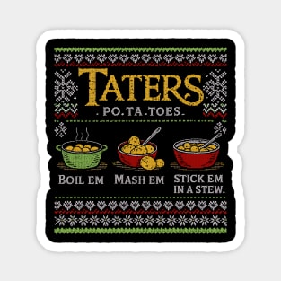 Taters Po-Ta-Toes Ugly Sweater – Lord of the Rings Inspired Magnet