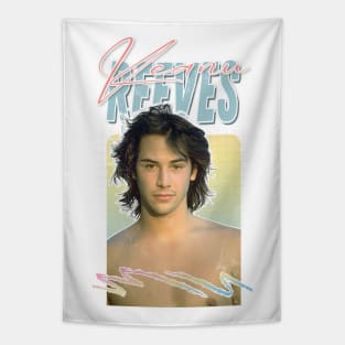 Keanu Reeves // Retro 90s Aesthetic Fan Artwork Tapestry