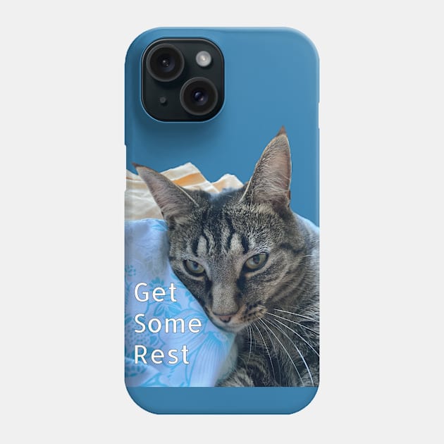 Get Some Rest Kitty Phone Case by Amanda1775