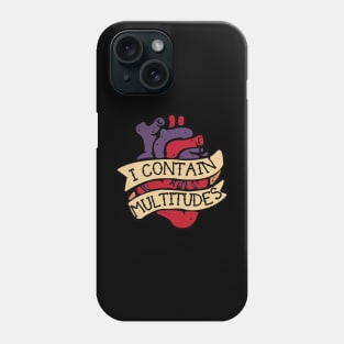 I contain multitudes (Walt Whitman) Phone Case