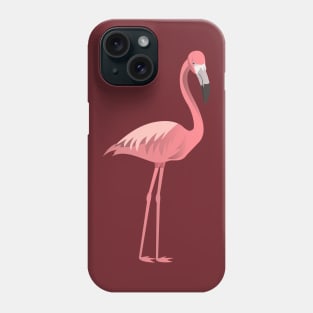 Flamingo - Digital Vector Illustration Of a Flamingo Phone Case