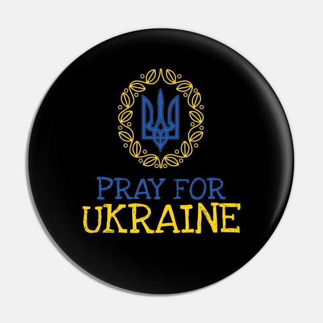 Pray For Ukraine Pin by Distant War