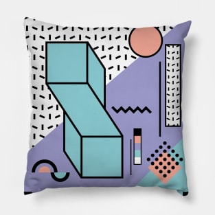 Memphis Pattern 80 / 80s Retro Pillow