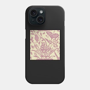 Papercut Garden (pink) Phone Case