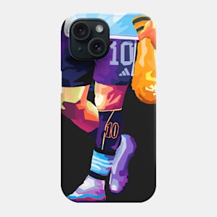 Messi And Thropy Phone Case