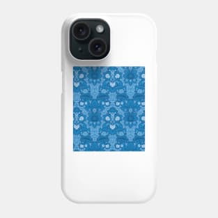 Classic Blue Allover Pattern Phone Case