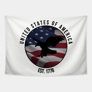 USA EST 1776 Tapestry