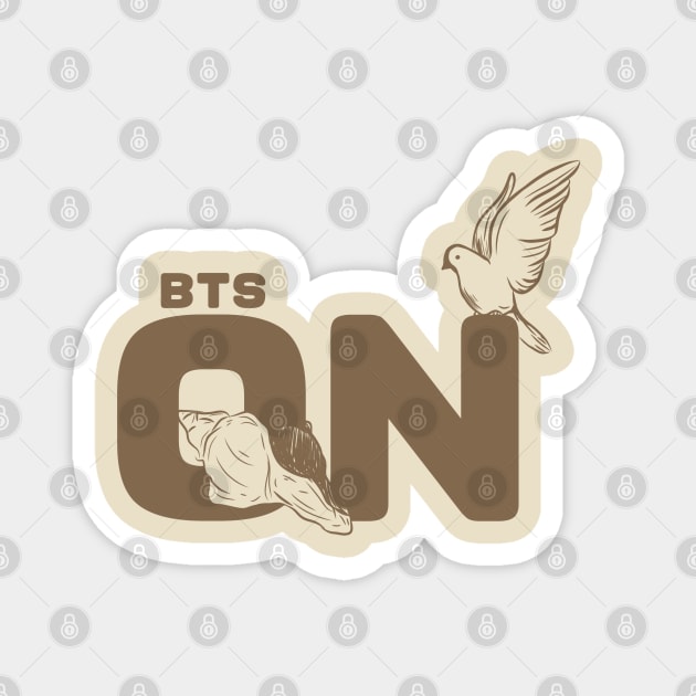 On BTS Fanart simple Magnet by viovi