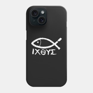 Ichthys Jesus Christ Son of God Savior Fish Symbol Phone Case