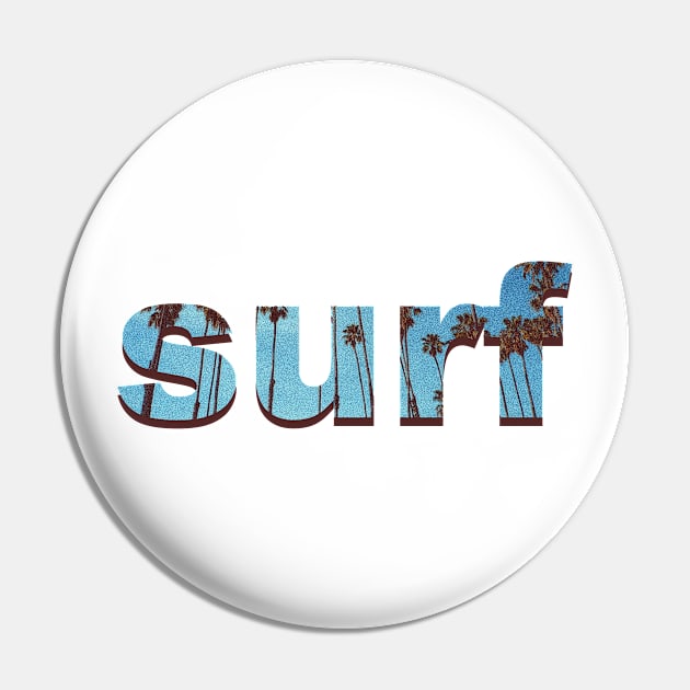 "Surf" simple shirt Pin by kalebsnow