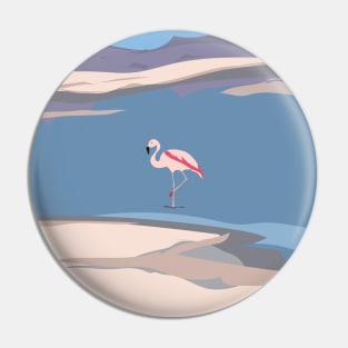 Flamingo in Chile, Atacama Desert Pin