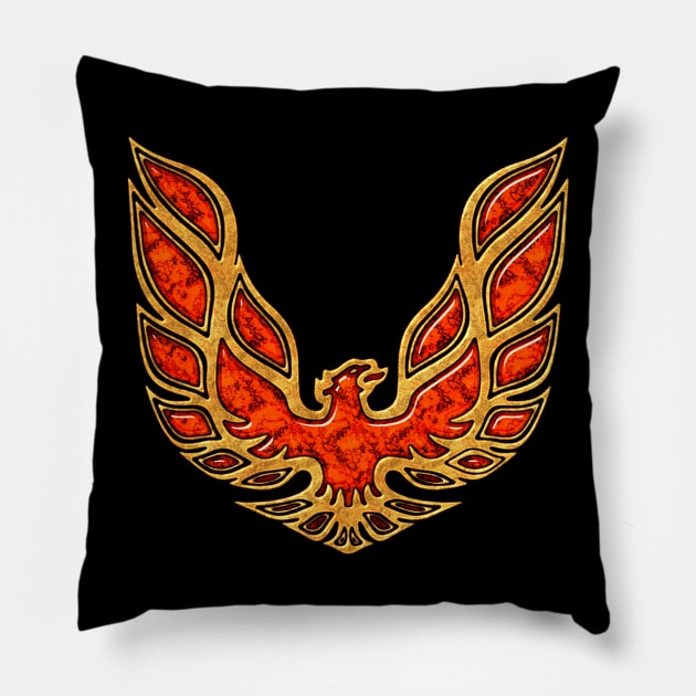 Firebird logo Pillow by Artizan