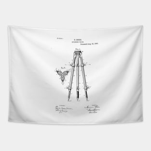 Tripod patent design drawing Tapestry