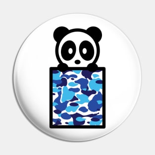 Panda Pocket Camo Bambu Brand Bear Anime Cartoon Pin