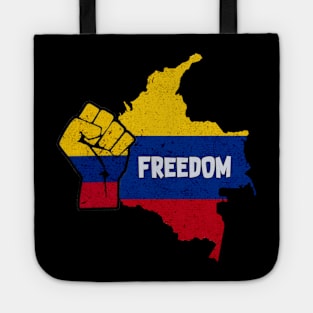 Freedom style hand colombia Tote
