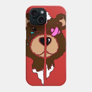 Damaged (Teddy Stencil) Phone Case