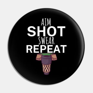 Aim shot swear repeat Pin