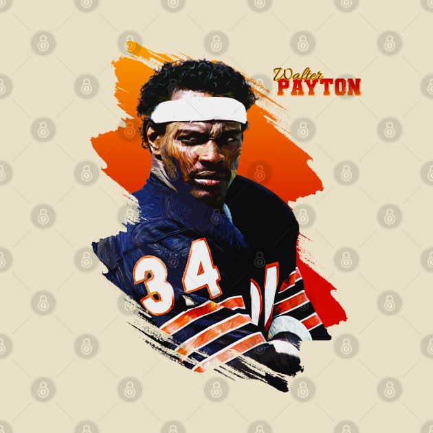 Walter Payton by Aloenalone