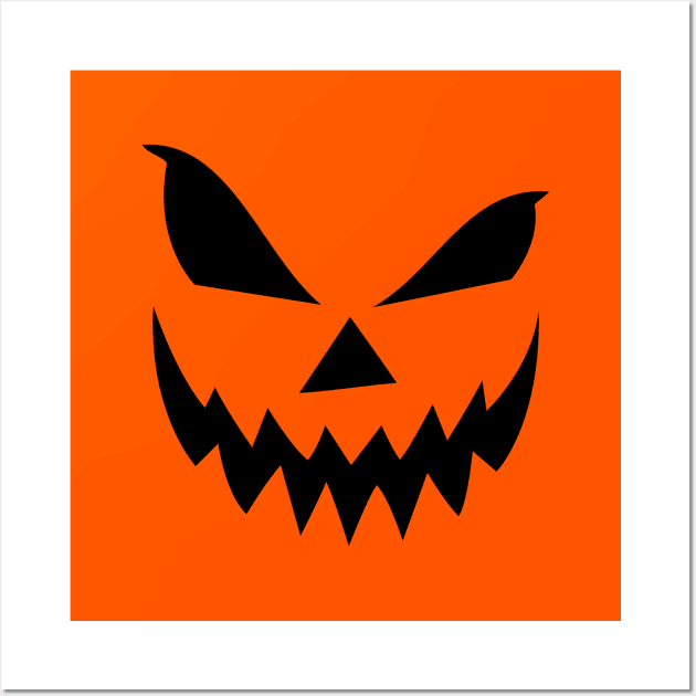 Scary Spooky Jack O Lantern Face PNG