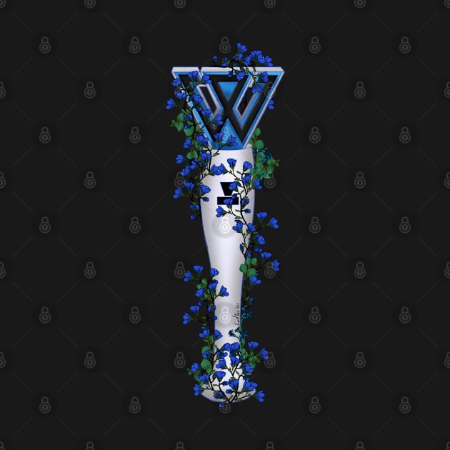 Winner Floral Lightstick kpop by RetroAttic