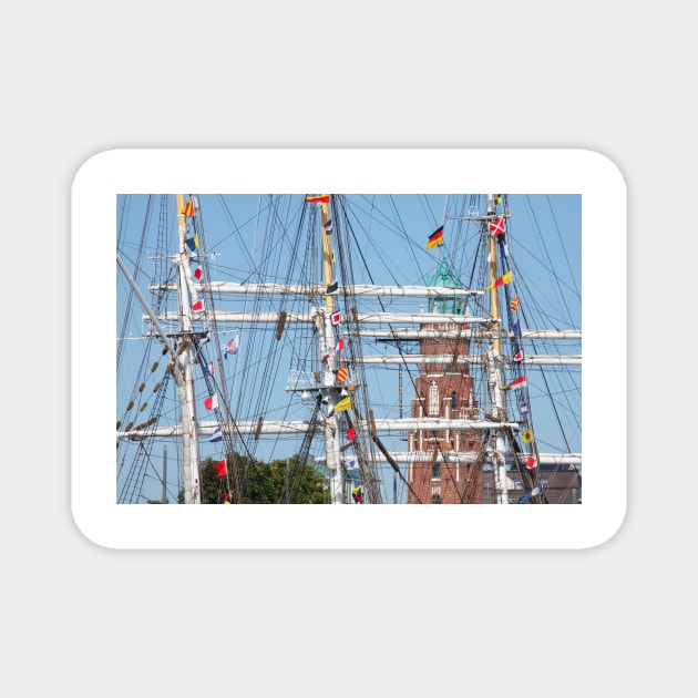 Sail, Bremerhaven Magnet by Kruegerfoto
