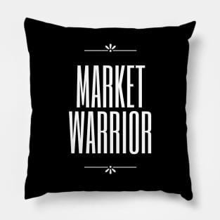 The Market Warrior Artwork 2 Pillow