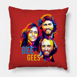 Retro Bee ges Pillow