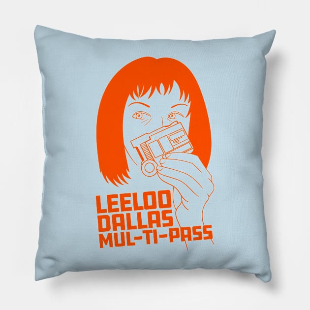 Leeloo Dallas Multipass Pillow by Meta Cortex