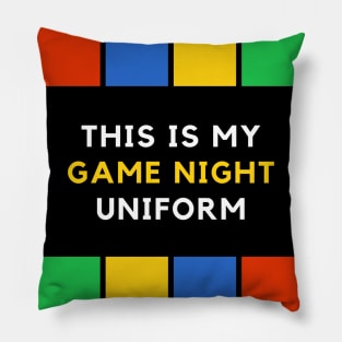 GAME NIGHT tee Pillow