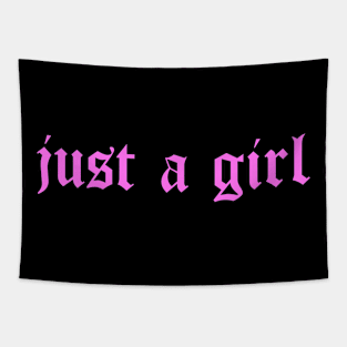 Just A Girl / Y2k Clothing / 2000s clothing / Kawaii Tapestry