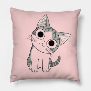 Funny cat anime Pillow