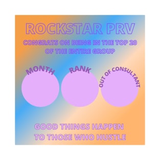 rockstar prv for scentsy independent consultant motivation gift ideas T-Shirt