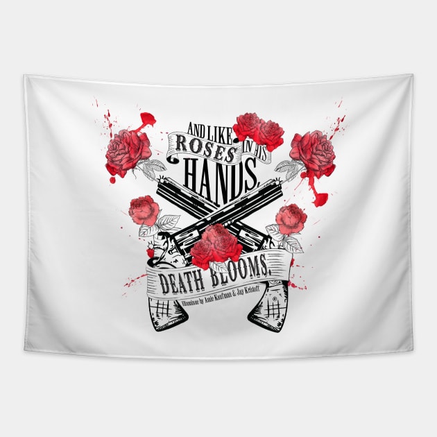 Illuminae - Death Blooms Tapestry by eviebookish