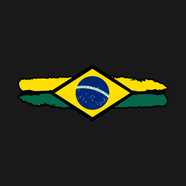 Brazil Flag by lounesartdessin