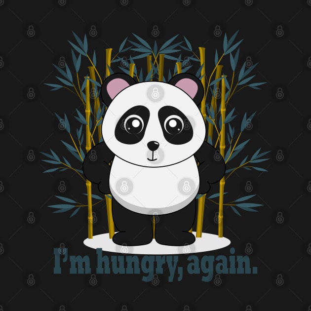 Hungry panda bear by Ovibos