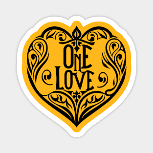 One Love One Heart Magnet