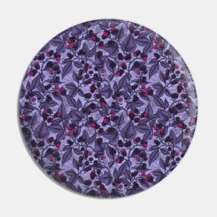 Blackberries on lilac Pin