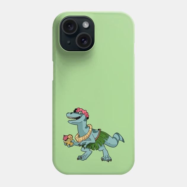 Pickles Goes Hawaiian Phone Case by JenjoInk