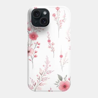 Pink Flowers Phone Case