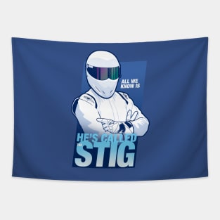 He's Called The Stig Tapestry