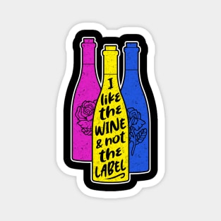 The wine not the label Magnet